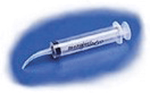Ngineering N4310 Easy-Reach Curved Tip Syringe, .028" Diameter Tip Orifice, 12cc .4oz Capacity