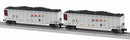 Lionel O 2243010 Standard Rotary Gondolas, Burlington Northern Santa Fe (4)