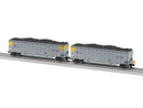 Lionel O 2243090 Standard Rotary Gondolas, Union Pacific (2)