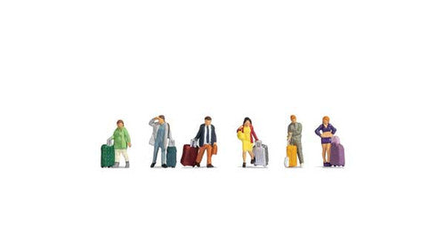 Noch 15223 Travelers with Luggage (6-pack)