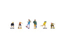 Noch 15889 Skateboarders (6-pack)
