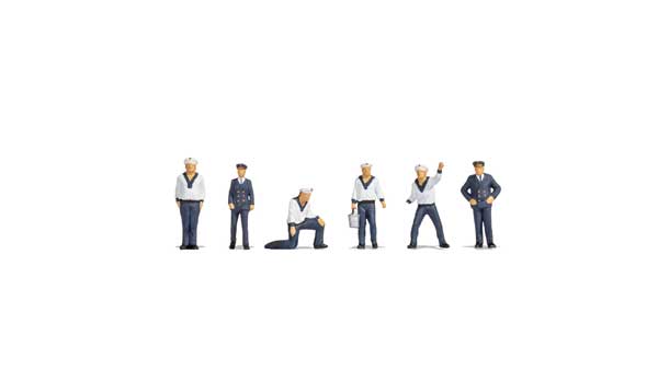 Noch 15046 HO Sailors (6-pack)