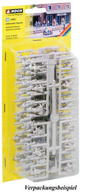 Noch 35985 Unpainted Travelers, Passers-By & Seated (24 of each)