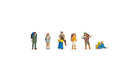 Noch N 36247 Backpackers and Hitchhikers (6-pack)