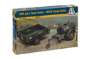 Italeri 229 250 gal.s Tank Trailer - M101 Cargo Trailer 1:35