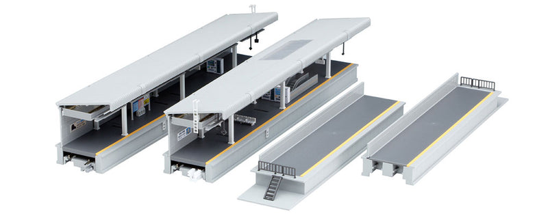 Kato N 23161 One-Sided Suburban Platform DX Set