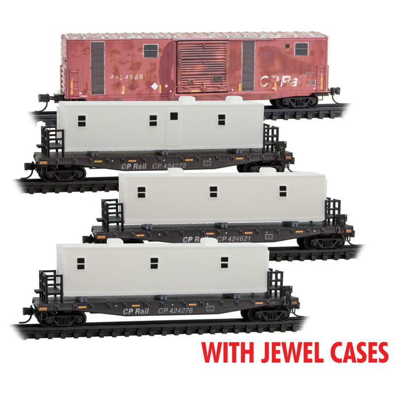 Micro-Trains 983 02 212 MOW Work Train, Canadian Pacific, N Scale (4)