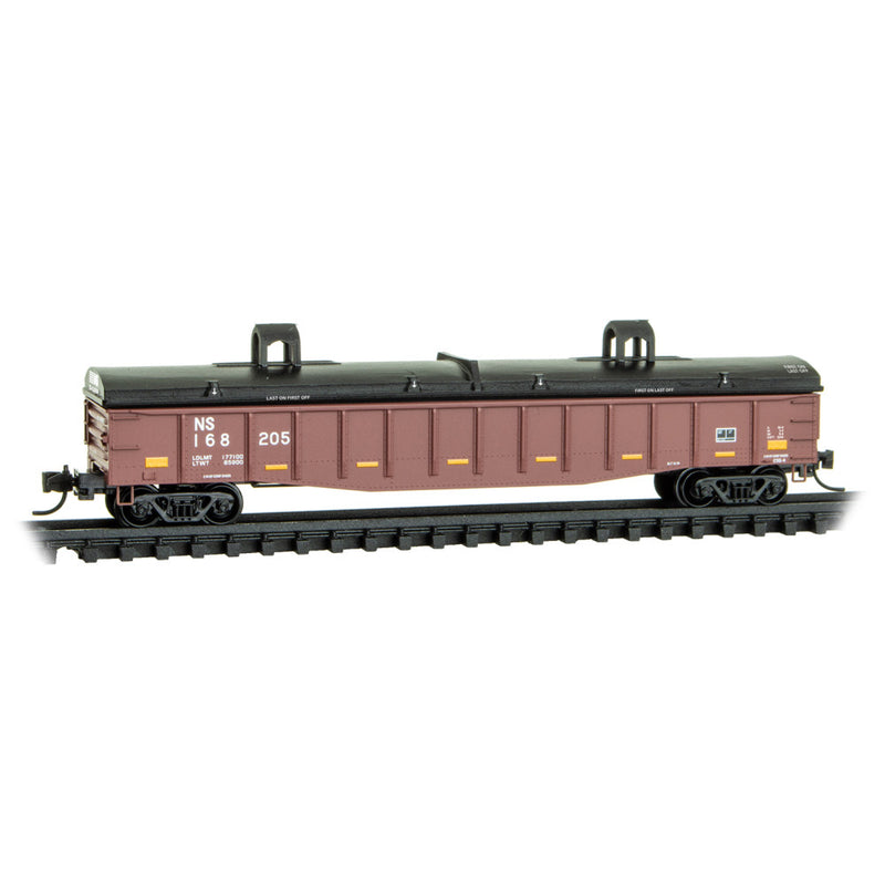 Micro-Trains 105 00 462 50' Steel Side, 14 Panel, Fixed End Gondola, Fishbelly Sides, Norfolk Southern