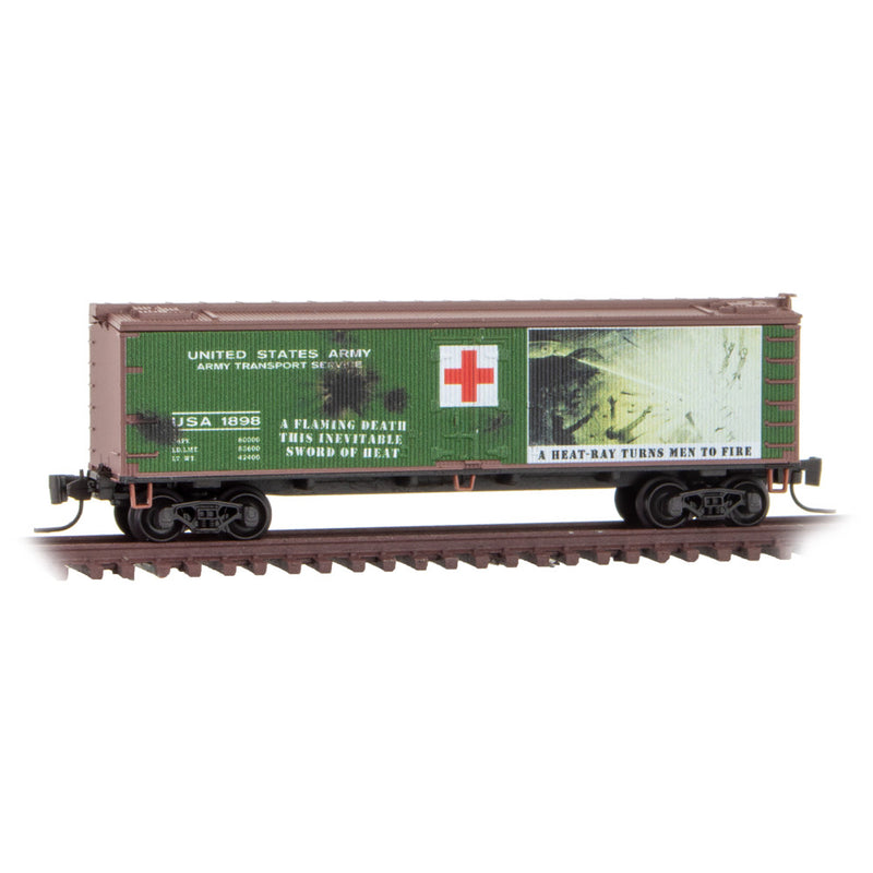 Micro-Trains 518 00 842 40' Wood Reefer, War of the Worlds