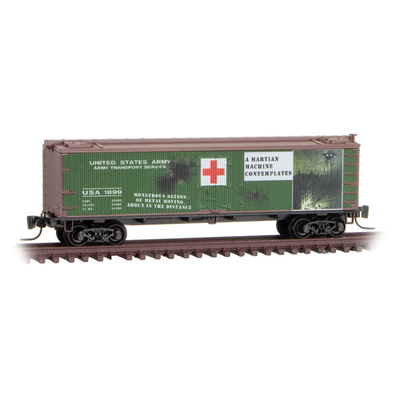 Micro-Trains 518 00 843 40' Wood Reefer, War of the Worlds