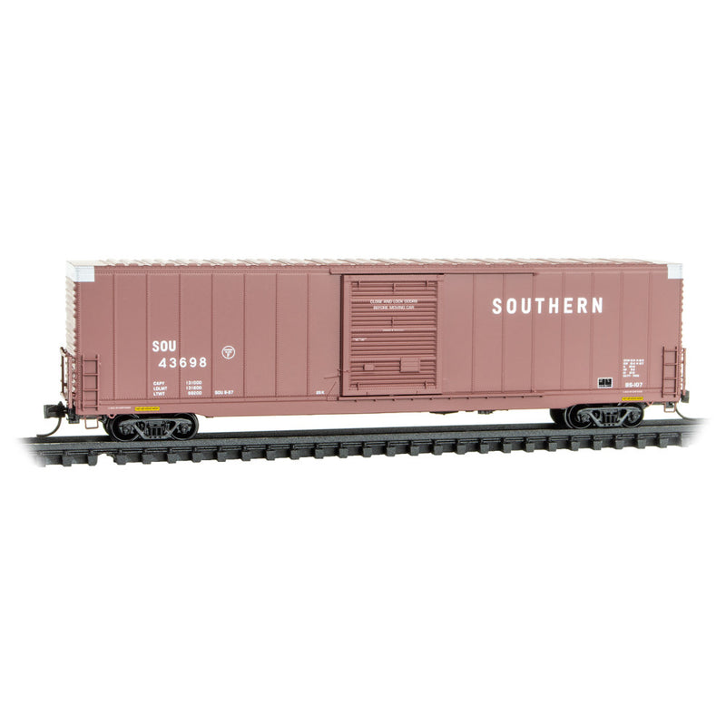 Micro-Trains 104 00 120 60' Box Car, Excess Height, Single Door, Rivet Side, Southern