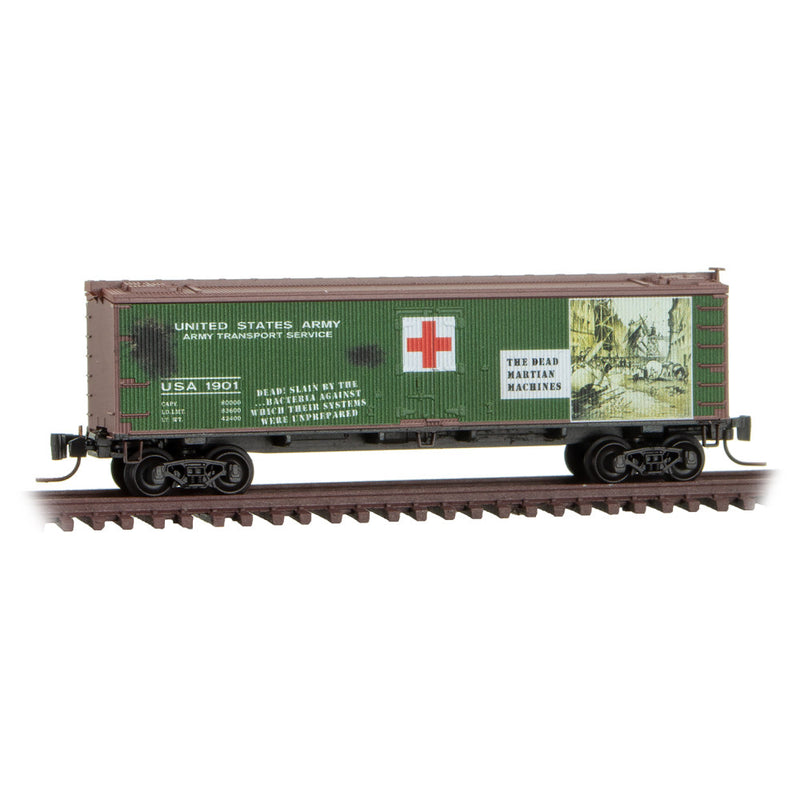 Micro-Trains 518 00 845 40' Wood Reefer, War of the Worlds