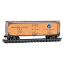 Micro-Trains 049 00 961 40' Double-Sheathed Wood Reefer, w/ Vertical Brake Wheel, Pacific Fruit Express