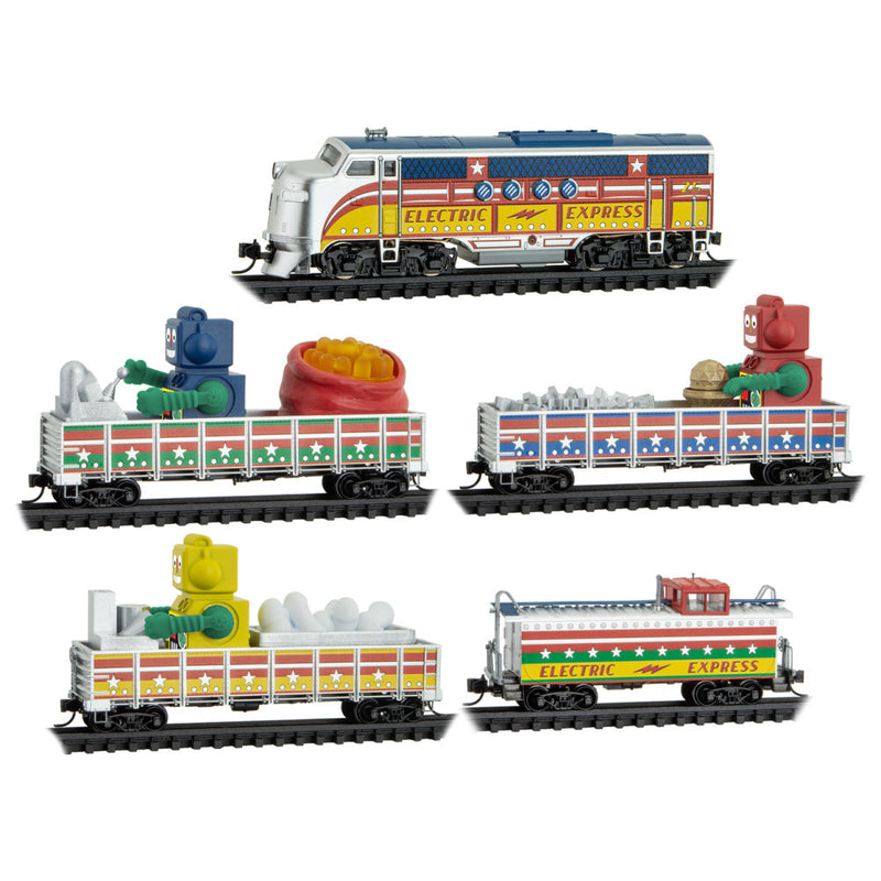 Micro-Trains 993 21 386 Robot Christmas Train Set, Christmas, N Scale