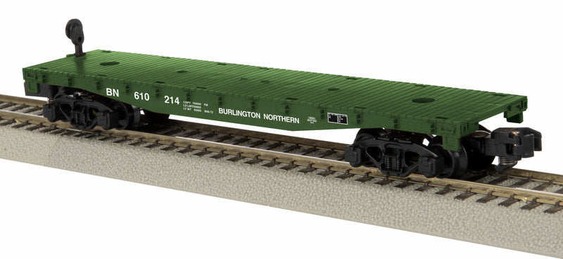 Lionel S 2319061 American Flyer Flat Car, Burlington Northern