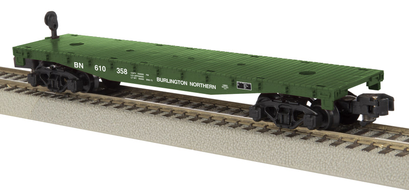 Lionel S 2319062 American Flyer Flat Car, Burlington Northern