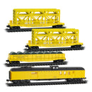 Micro-Trains N 983 02 277 Baggage-RPO, 3 Flatcars, Catenary MOW Car Set, Pennsylvania