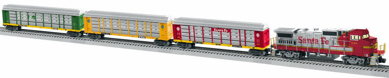 Lionel O 2323030 Santa Fe Auto Rack LionChief Set with Bluetooth 5.0