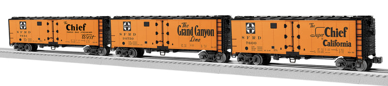 Lionel O 2326300 Vision Reefer Set, Santa Fe (3)