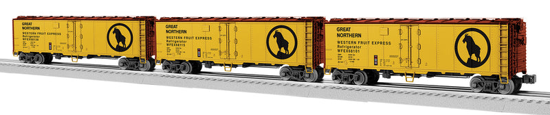 Lionel O 2326320 Vision Reefer Set, Great Northern (3)