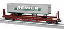 Lionel O 2326380 50' Flat Car with Reimer Trailer, Canadian Pacific