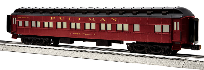 Lionel O 2327210 18" Heavyweight Coach, Strasburg "Pequea Valley" (Red)