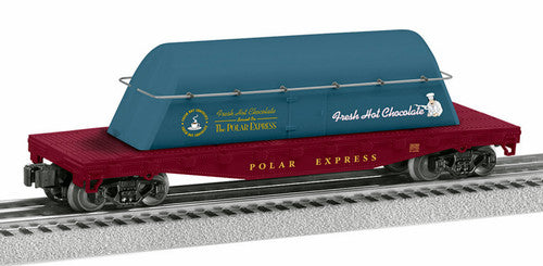 Lionel O 2328290 Flat Car with Hot Cocoa Container, The Polar Express