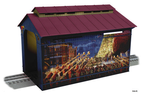 Lionel O 2329030 The Polar Express Illuminated Covered Bridge