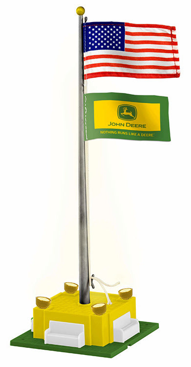 Lionel O 2329250 John Deere "Nothing Runs Like a Deere" Flag Pole