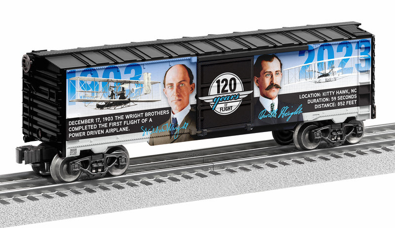 Lionel O 2338220 American History Box Car, Wright Brothers 120th Anniversary