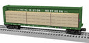 Lionel O 2343061 Centerbeam Flat Car, Burlington Northern
