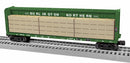 Lionel O 2343062 Centerbeam Flat Car, Burlington Northern