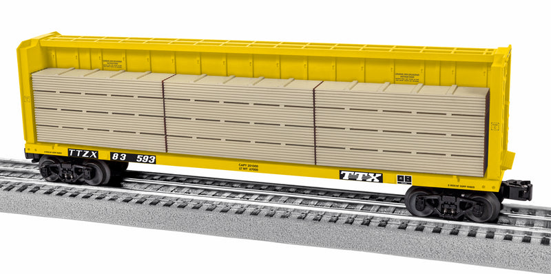 Lionel O 2343092 Centerbeam Flat Car, TTX