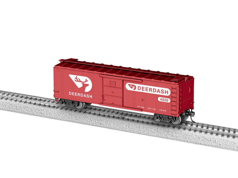 Lionel 2354020 HO 40' Steel Boxcar - Ready to Run -- Deerdash Christmas