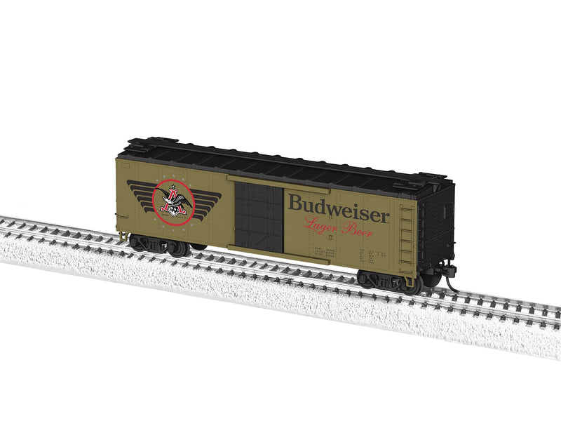 PREORDER Lionel 2354120 HO 40' Steel Reefer - Ready to Run -- Anheuser-Busch (Budweiser Clydesdales, gold, black, red)