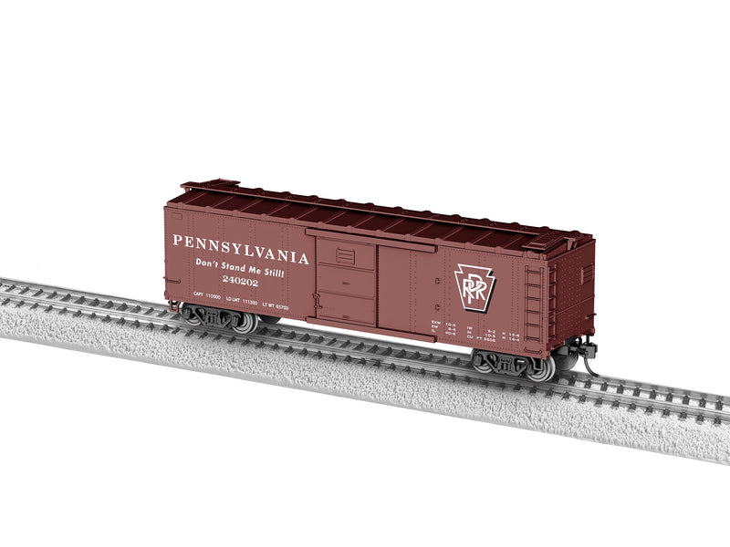 PREORDER Lionel 2354150 HO 40' Steel Flat-End Boxcar - Ready to Run -- Pennsylvania Railroad