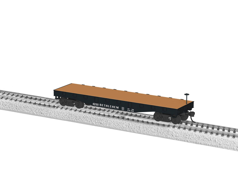 PREORDER Lionel 2354250 HO 40' Flatcar - Ready to Run -- Bethlehem Steel