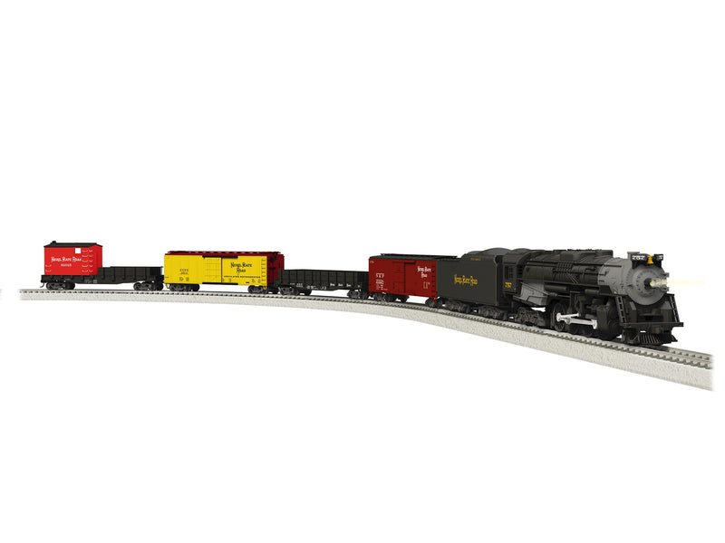 PREORDER Lionel 2361020 HO Berkshire Steam Freight Set - LionChief Sound and Control -- Nickel Plate 2-8-4, 4 Cars, FasTrack(R) Oval, Power Pack, Controller