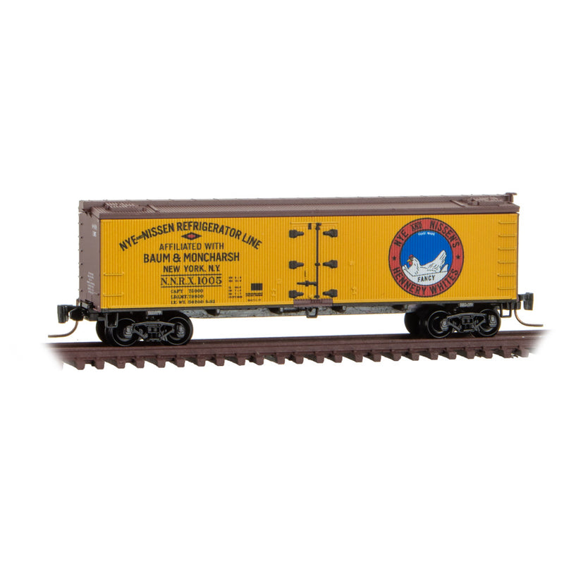 Micro-Trains 518 00 863 40' Wood Reefer, Nye & Nissen