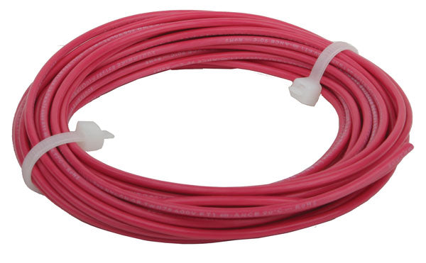 NCE MBWR25 DCC Main Bus 14AWG Wire -- Red 25', All Scale