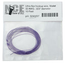 NCE 257 Violet Ultraflex wire, 32AWG, 10 feet