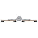 Micro-Trains 983 02 282 N Flatcars with Impeller on Grinder Load, Pennsylvania