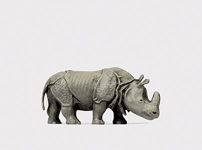 Preiser HO 29502 Indian Rhinoceros