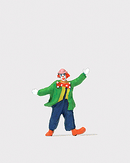Preiser HO 29086 Clown with Bowtie