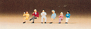 Preiser 79014 Sitting People