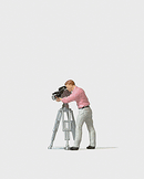 Preiser HO 28086 Camera Man with Movie Camera