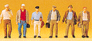 Preiser 10366 Male Commuters (6-pack)