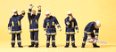 Preiser HO 10486 Modern German Firefighters Technical Support Personnel