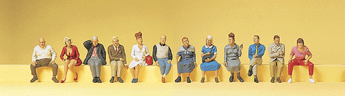 Preiser HO 10524 Seated Travellers