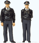 Preiser G 44909 Post-War German Police with Blue Uniform (2-pack)